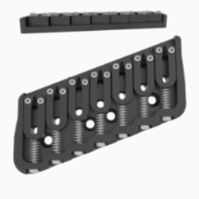 Hipshot 7-String Multi-Scale 21° Fixed Guitar Bridge - .125"