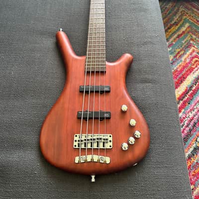 Warwick German Pro Series Corvette Bubinga 5 Active 2010s - Natural Transparent image 3