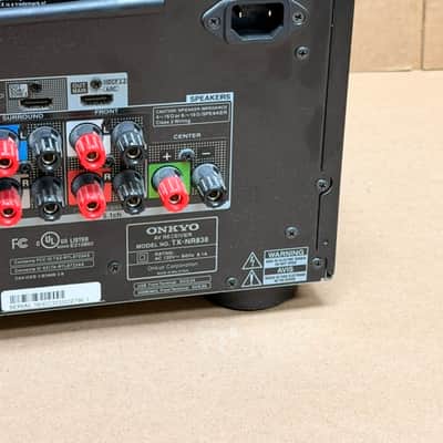 Onkyo TX-NR838 7.2-Channel Network AV Receiver - 130W Dolby Atmos THX - Good Condition image 17