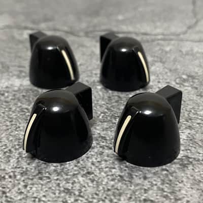 4x Black Tea Kettle Coffee Pot Chicken Head Guitar Knobs Pedal Amp Pointer Knob 6mm Push On image 1
