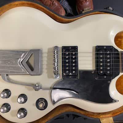 Gibson Les Paul (SG) Standard with Sideways Vibrola 1961 - 1962 - Cherry image 10