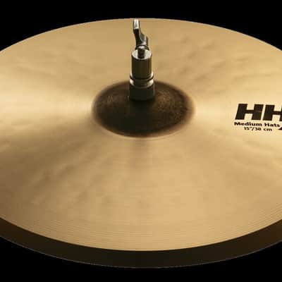 Sabian HHX 15” Medium Hi Hat Cymbals/Model # 11502XMN/Natural Finish/Brand New image 3