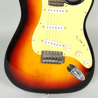 Unbranded Deluxe Strat Style Electric Guitar w/ Gig Bag image 1