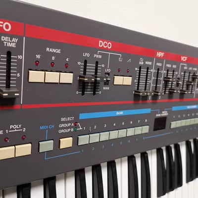 Roland Juno-106 61-Key Programmable Polyphonic Synthesizer 1984 - 1985 - Black *Serviced/overhauled/great condition* image 7