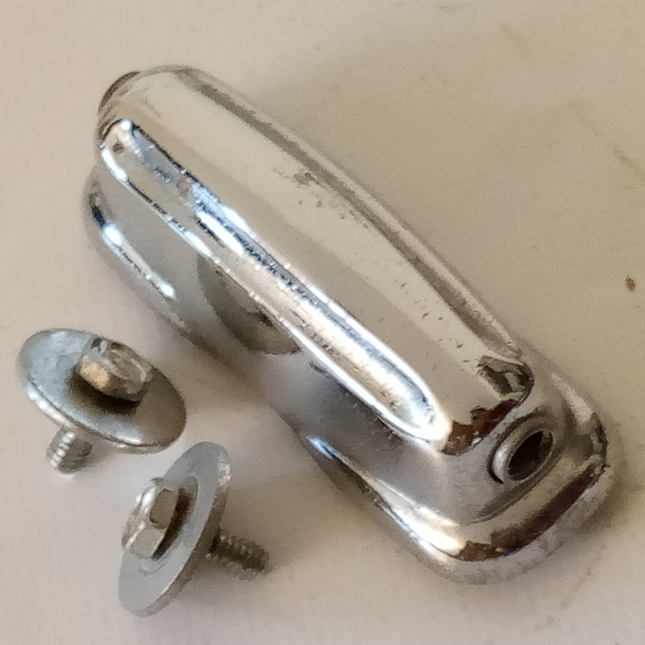 Slingerland 1+ 50s Snare Drum Lug Center Sound King Vintage Chrome Tom/Bass 3ply — main photograph