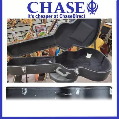Chase Deluxe Dreadnought | Acoustic | Classical Guitar Hard Wood Case ~ Padded image 1