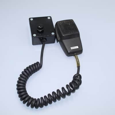 Circuit Bent Push-to-Talk Vintage Dynamic CB Microphone w/Filter Control-Lo Fi Mic + Mic Stand Clip + Mic Stand Clamp by Statikstramentz image 2
