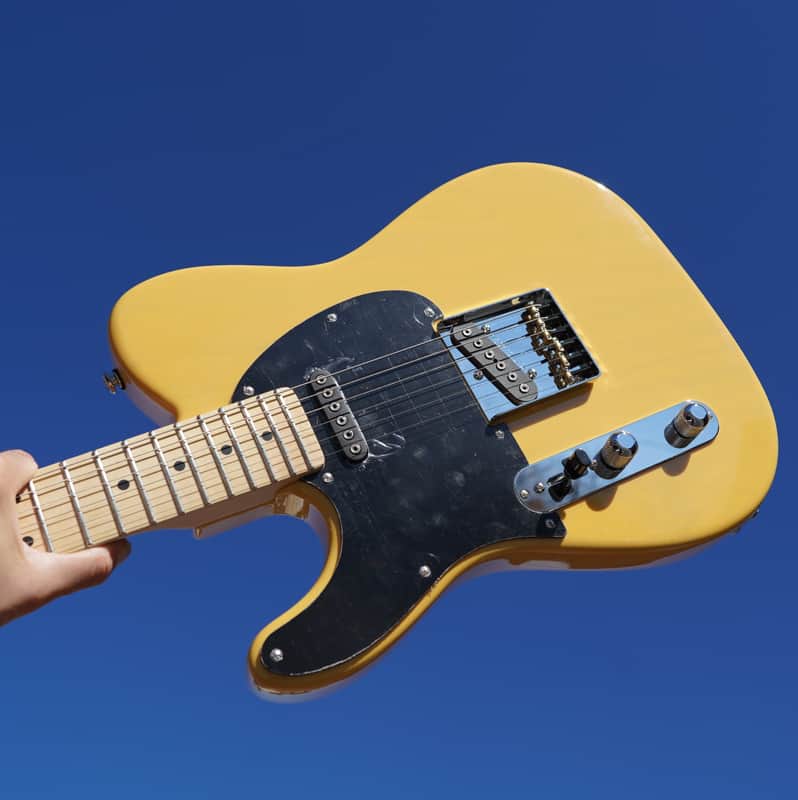 G&L USA Fullerton Deluxe ASAT Classic - Butterscotch Blonde - Left Handed 6-String Electric Guitar w/ Gator Gig Bag image 1