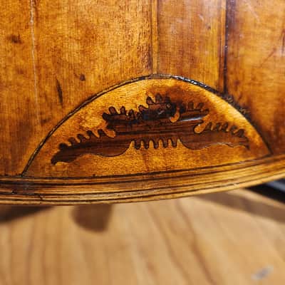 Very Early & Super Cool German Made 1850s-70’s Parlor Acoustic Natural w/ '30s Chipboard Case image 9