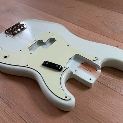 Fender (MJT) Precision Bass Body (2025) - Vintage Aged Faded Sonic Blue image 2