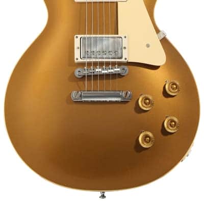 Gibson Custom 1957 Les Paul Goldtop Reissue Electric Guitar - Double Gold VOS image 2