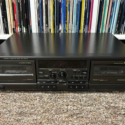 Technics RS-TR474 Dual Stereo Cassette Deck Player Recorder PARTS/REPAIR READ image 2