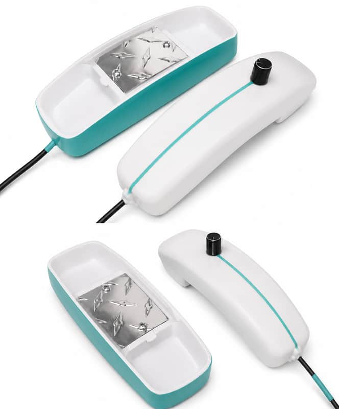 Handcrafted Lo-Fi Telephone Microphone – Dynamic Mic with Volume Control. image 1