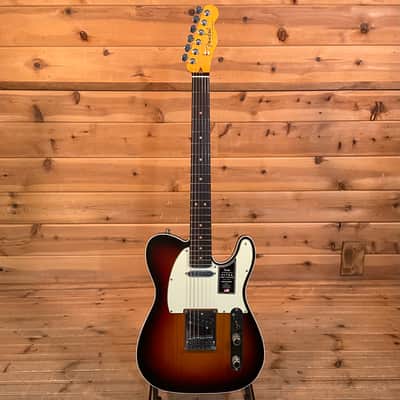 Fender American Ultra Luxe Vintage 60's Telecaster Custom Electric Guitar - 3-Color Sunburst image 2