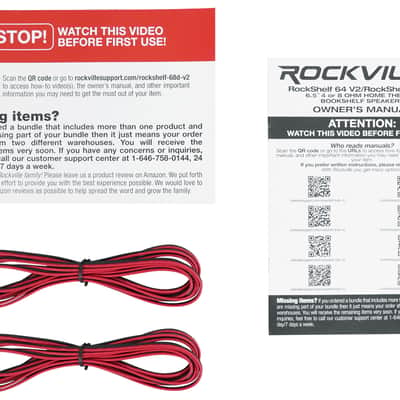 Pair Rockville RockShelf 68D 400w Dark Wood 6.5" Home Theater Bookshelf Speakers image 12