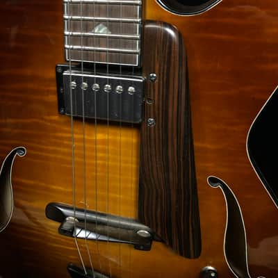 Holst Jazz Hand built archtop electric guitar tobacco burst image 3