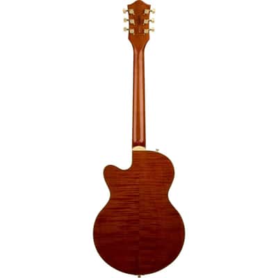 Mint Gretsch LTD Broadkaster Jr. Semi-hollowbody Electric Guitar - Roundup Orange Stain image 3
