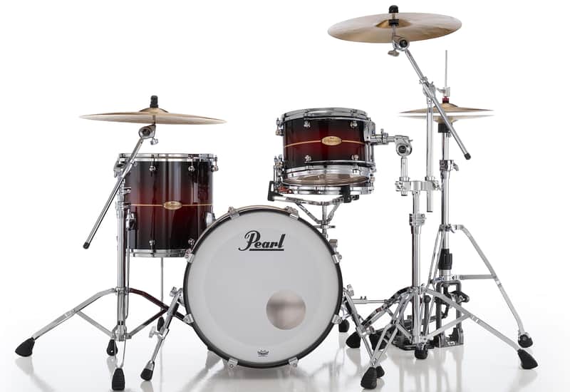 Pearl Reference One 3-pc. Shell Pack, Natural Banded Redburst (Cymbals and Hardware Not Included) (RF1C903XPS/C836) image 1