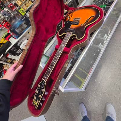 Washburn HB-35DL 1980s - Vintage Burst image 9
