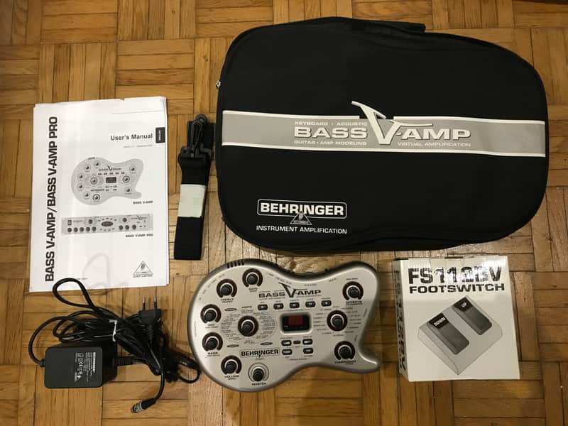 Behringer Bass V-Amp + Bag + Footswitch Amp Simulator image 1