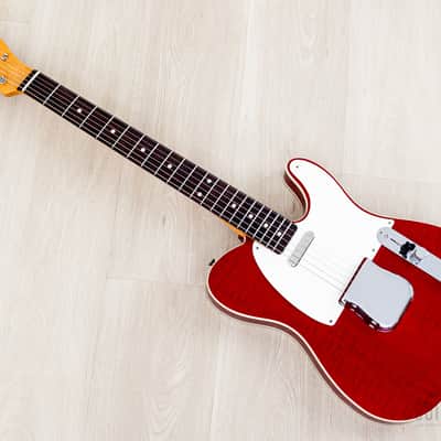 2000 Fender Designer Edition”American Vintage ‘62 Telecaster Custom Flame Maple w/ Lindy Fralin, Case image 12