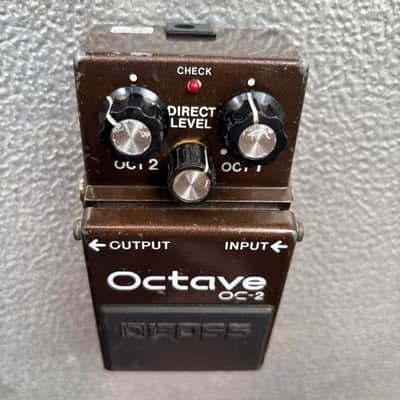 Boss OC-2 Octave (Black Label) 1989 - 1997 - Brown image 2