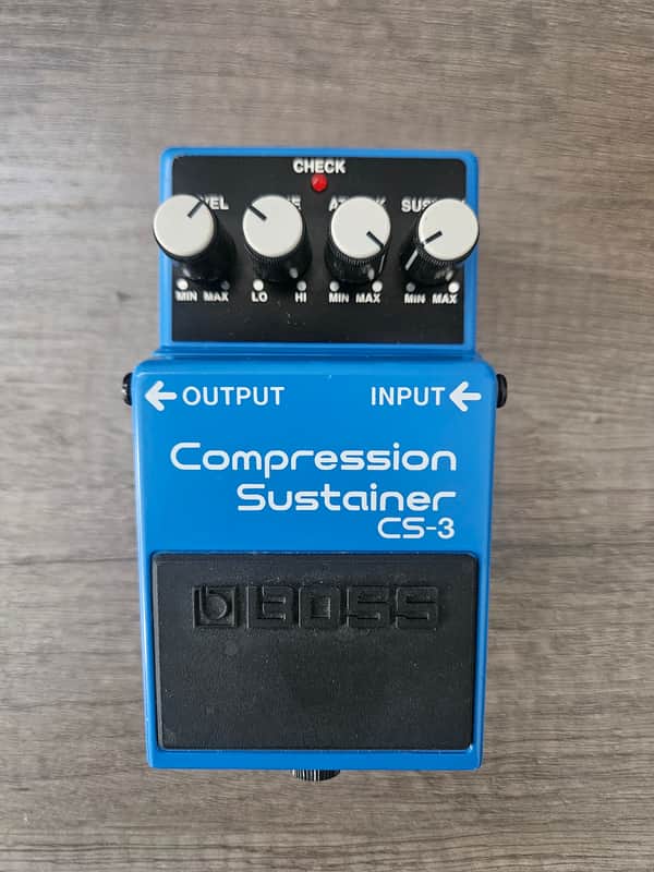 Boss CS-3 Compression Sustainer (Silver Label) 1997 - Present - Blue image 1