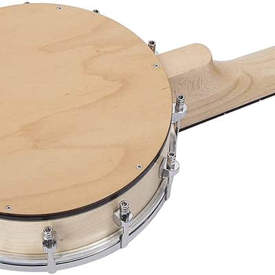 4 String Banjo Ukulele Concert 23 inch Remo Drumhead Maple Body + Truss Rod Gig Bag and Accessories image 5