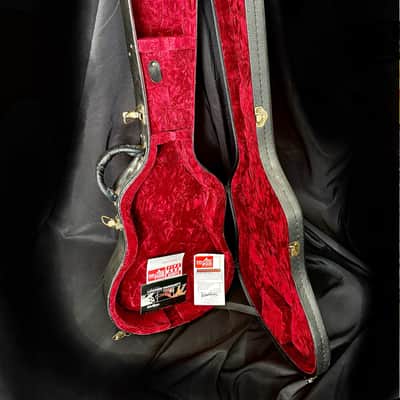 Washburn USA ‘EVIL TWIN’ WASHBURN CUSTOM BOOGIE-STREET NC70 Early 2000s - Red & White image 11