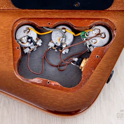 1999 Gibson Thunderbird IV Limited Edition Neck Through Bass Natural Burst w/ Case image 16