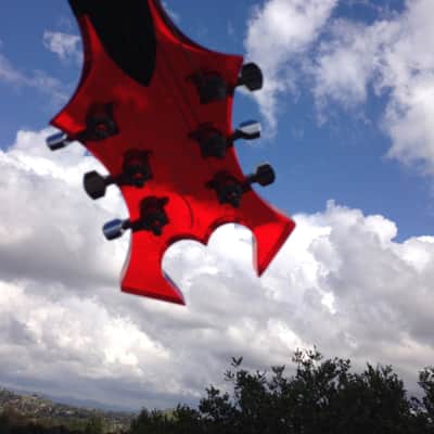B.C. Rich Warlock Acrylic 2000 RED image 4