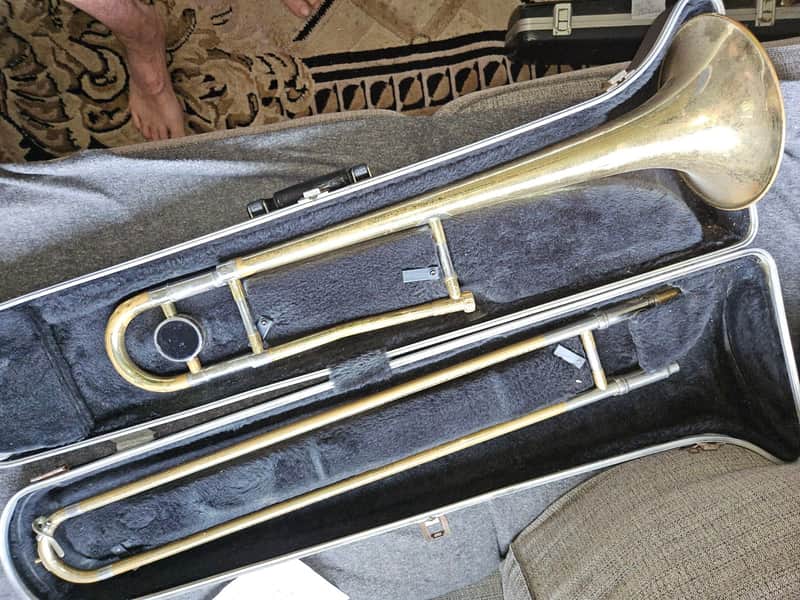 Martin Galaxy Brass Tenor Trombone, USA, Good if Repaired image 1