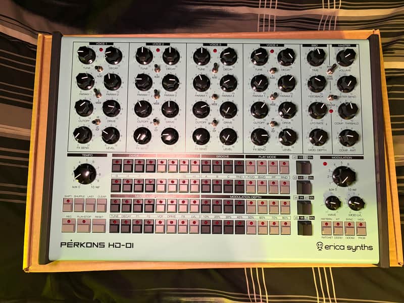 Erica Synths Perkons Blue with Carrying Case image 1
