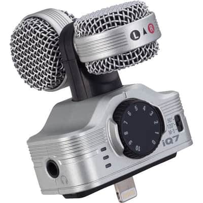 Zoom iQ7 Rotating Mid Side Stereo Capsule - Lightning Connector for iOS image 1