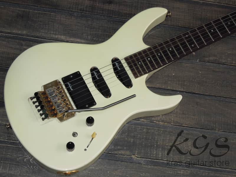 Aria Pro II VA-550 Vanguard Superstrat 1989 Pearl White | Reverb