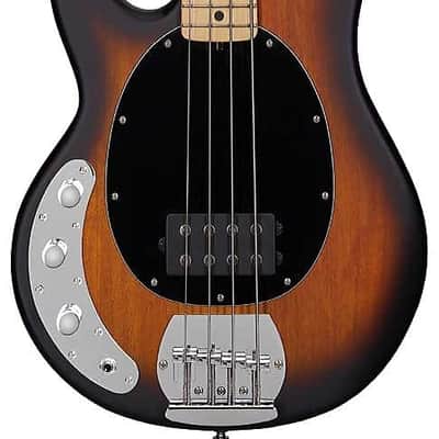 Sterling by Musicman StingRay Ray4 Left-Handed Electric Bass - Vintage Sunburst image 1