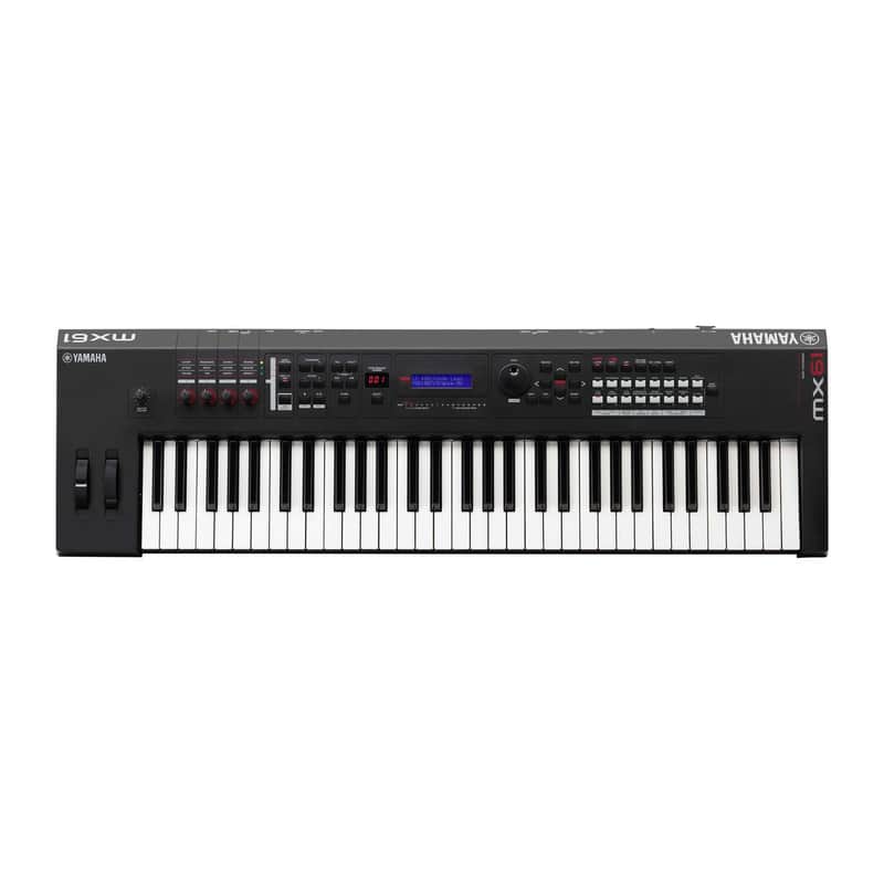 Yamaha MX61 61 Key Lightweight USB Audio Synthesizer Black image 1