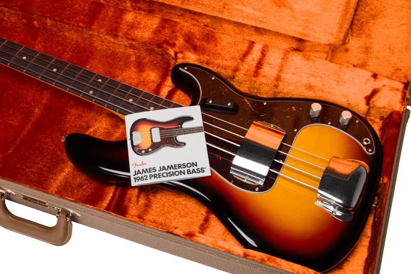 Fender James Jamerson 1962 Precision Bass, Rosewood Fingerboard, 3-Tone Sunburst 2026 image 1