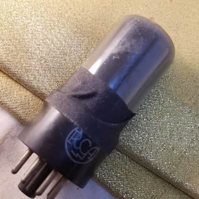 RCA Perfect 0% Tight Matched Pair (2) VT-107A tNOS AT1000 TESTED Vacuum Tubes greyglass military WWII black plate SC 189A Beam Power 6V6 1941-1945 image 14