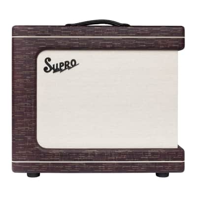 Supro Delegate 1x12 - 25W Combo w/ Reverb - Burgundy Gold Scandia (1620RCBUR) image 6