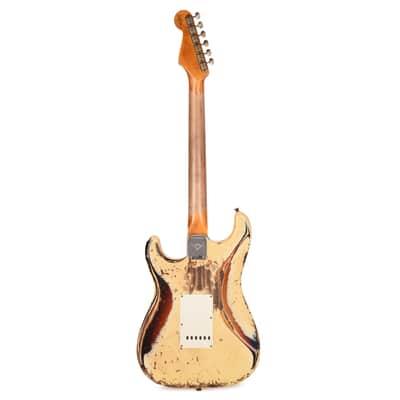 Fender Custom Shop Special Edition 1961 Stratocaster Super Heavy Relic Aged Vintage White over 3-Tone Sunburst (Serial #CZ591622) image 5