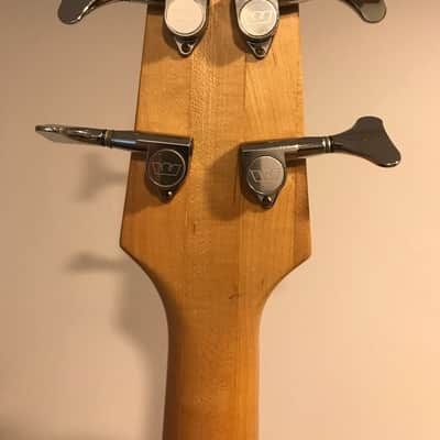 Westone Genesis bass guitar w/ case 1987 Burgundy Ash image 8