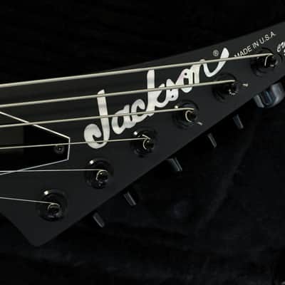Jackson Custom Shop Doom Soloist 30" Scale Electric Guitar 2014 Matte Black image 4