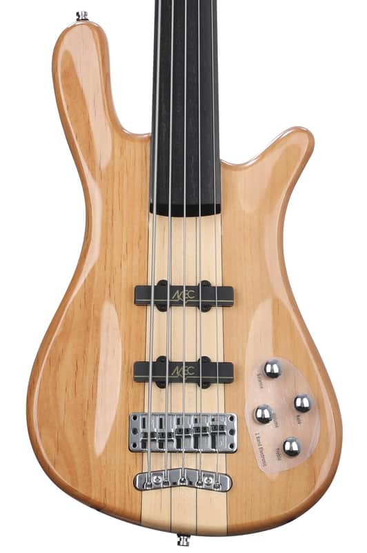 Warwick RockBass Streamer NT I 5-string Fretless Bass Guitar - Natural image 1