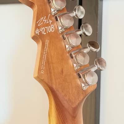 Reverend Charger RA 2020- Transparent Purple Flame Maple image 10