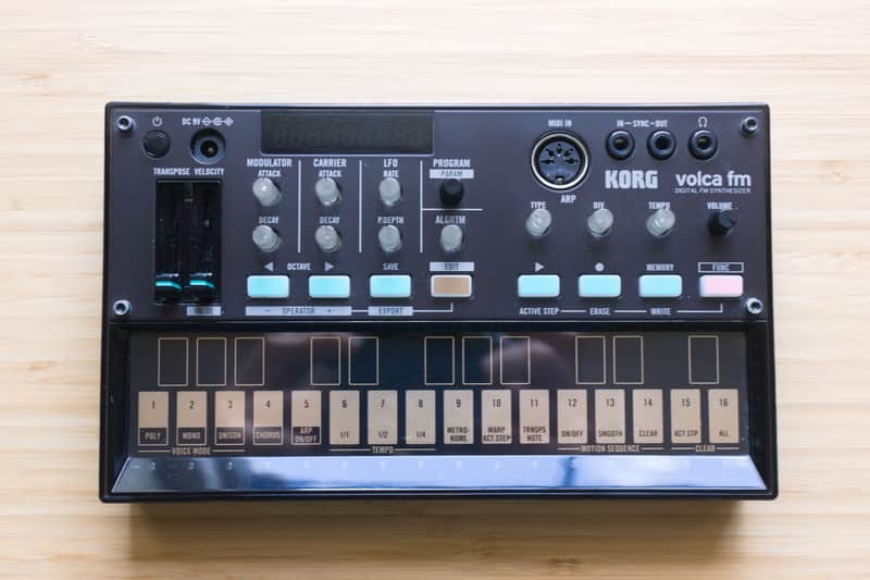 Korg Volca FM Digital FM Synthesizer/Sequencer 2016 - 2022 - Black image 1