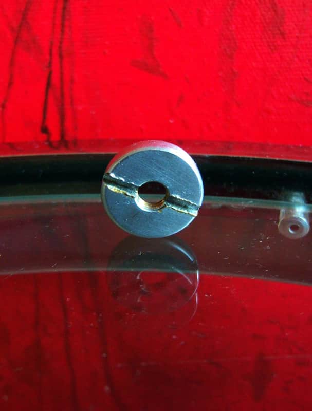 Vintage 1950's Astatic 77 / 77A microphone original thumb screw replacement Satin Chrome image 1