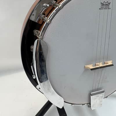 5-string Western Banjo Deluxe with wood pot image 4