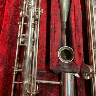 Good used Leblanc metal contra bass clarinet image 3