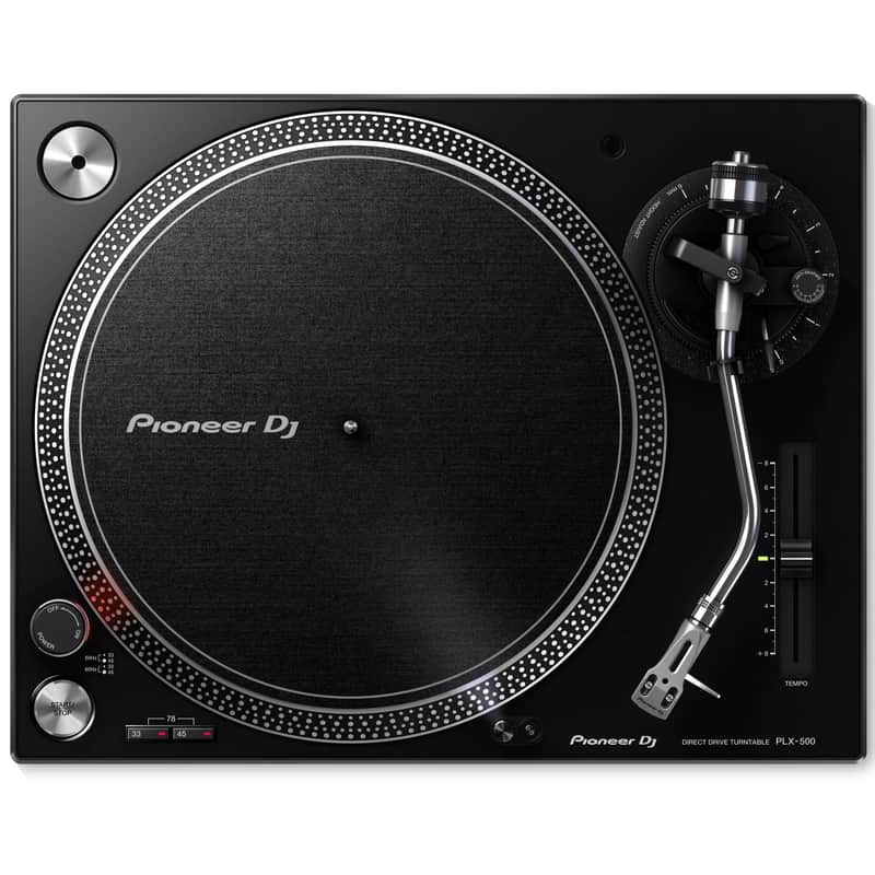 Pioneer PLX-500-K High-Torque, Direct Drive Turntable, Black image 1